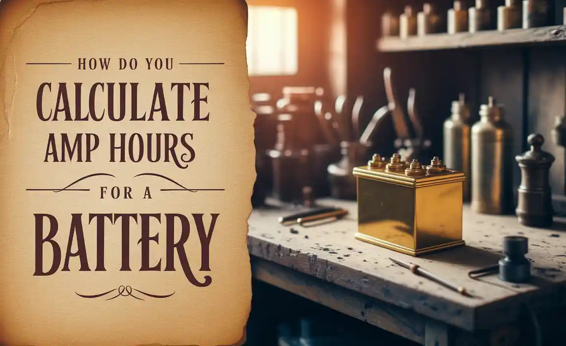 How Do You Calculate Amp Hours For A Battery