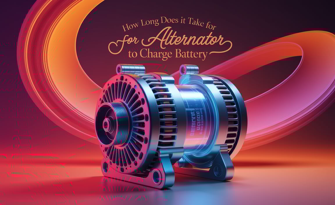 How Long Does It Take For Alternator To Charge Battery