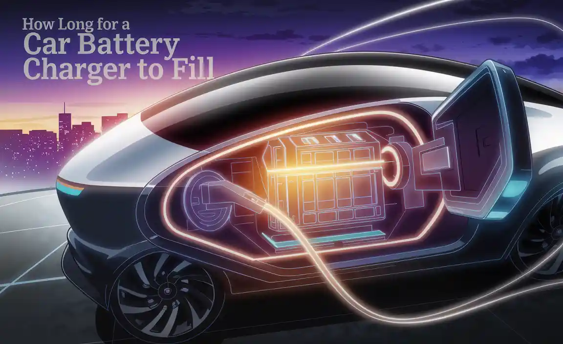 How Long For A Car Battery Charger To Fill