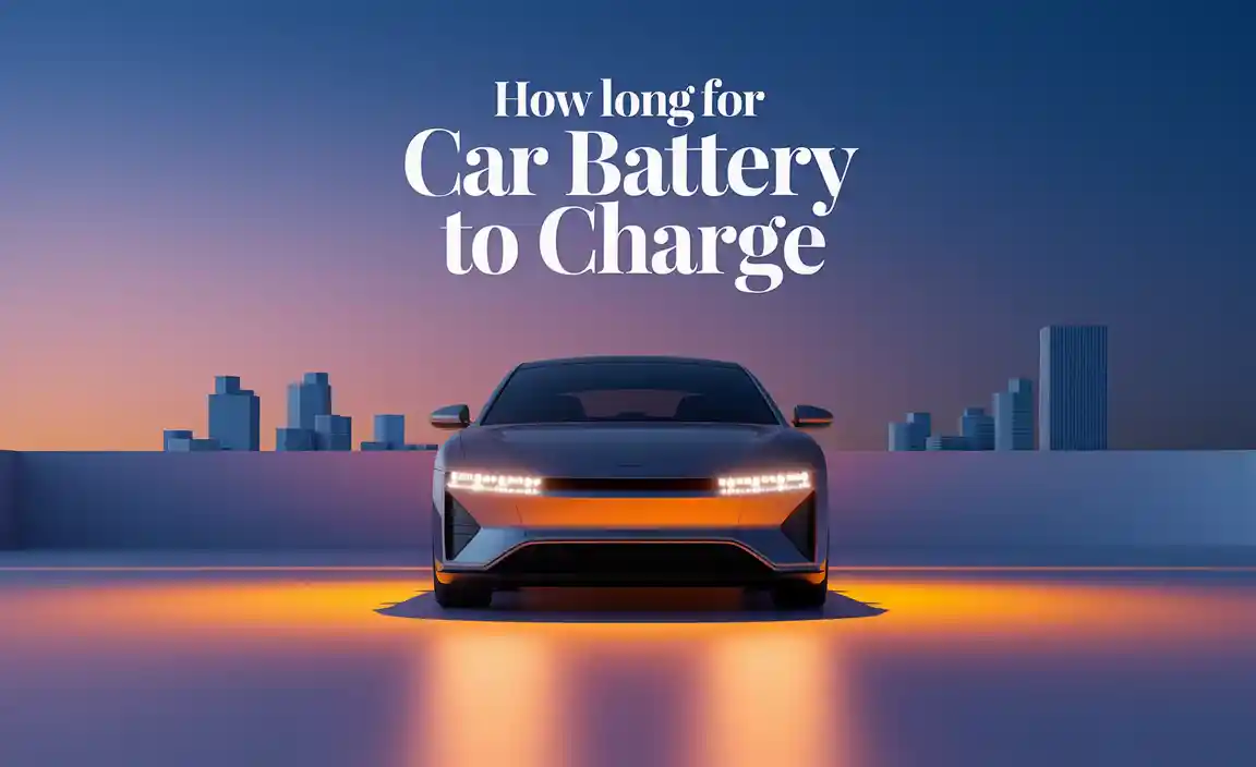 How Long For Car Battery To Charge