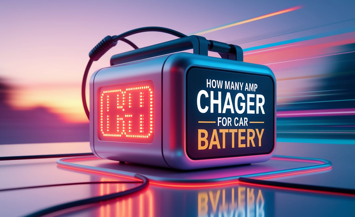 How Many Amp Charger For Car Battery