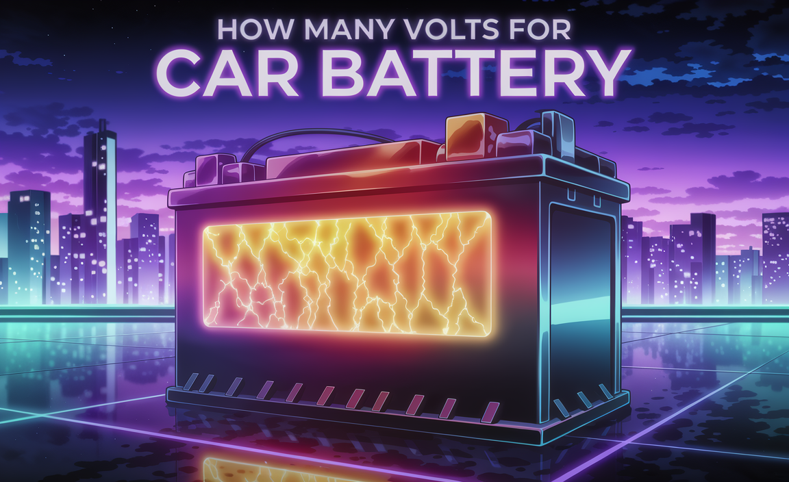 How Many Volts For Car Battery