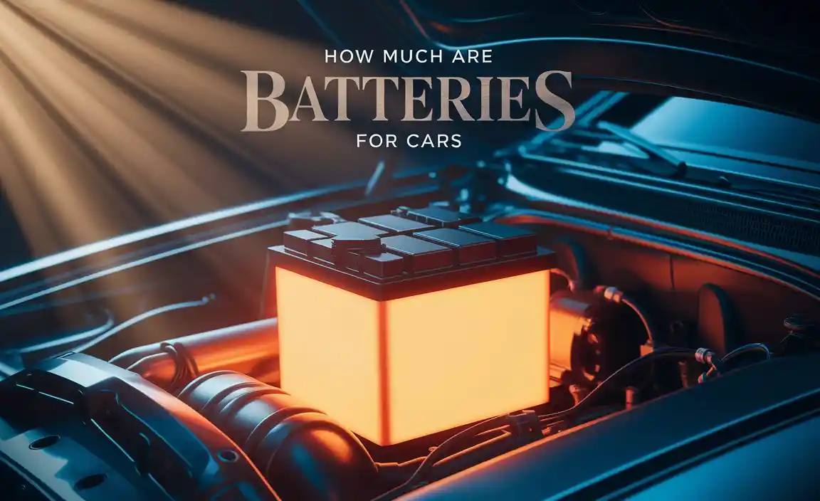 How Much Are Batteries For Cars