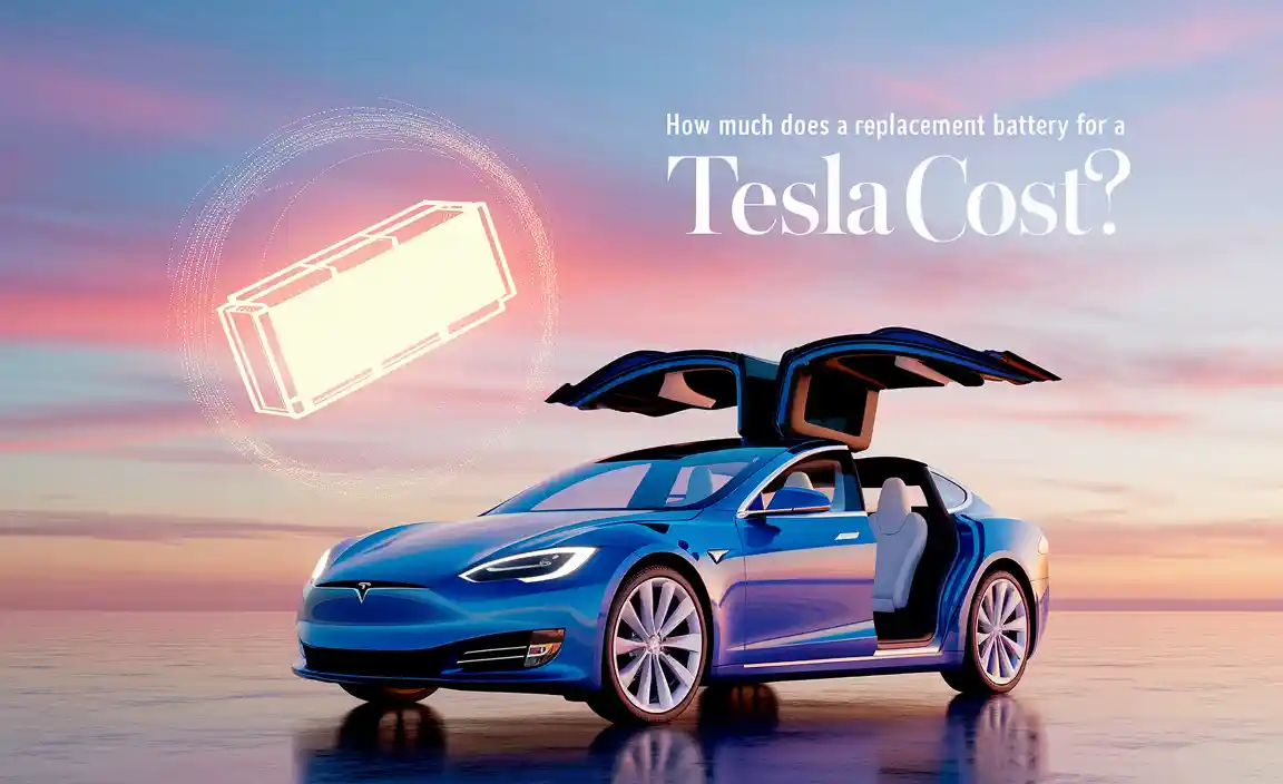 How Much Does A Replacement Battery For A Tesla Cost