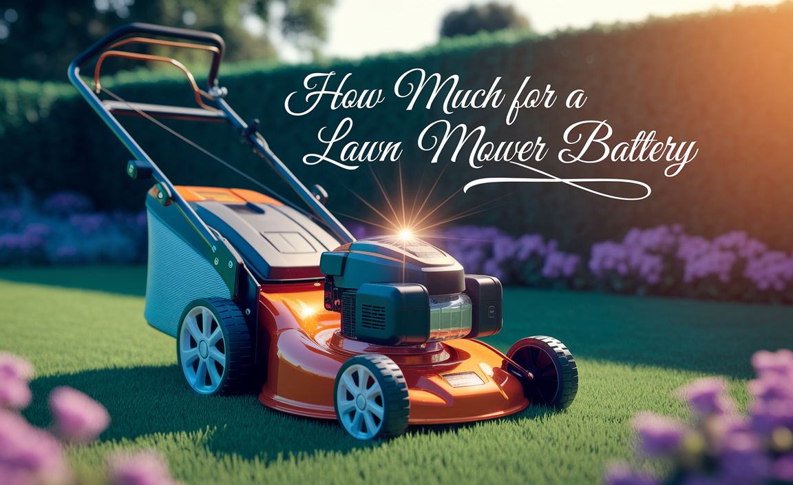 How Much For A Lawn Mower Battery