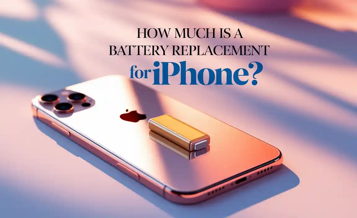 How Much Is A Battery Replacement For Iphone