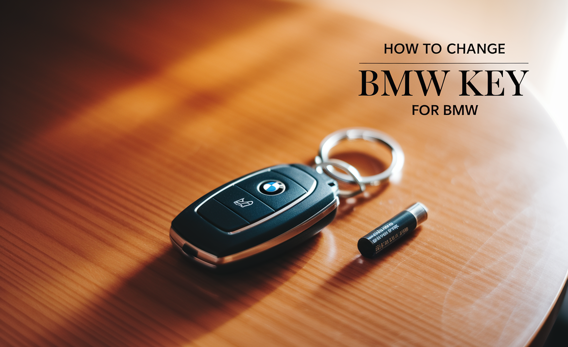 How To Change Battery For Bmw Key