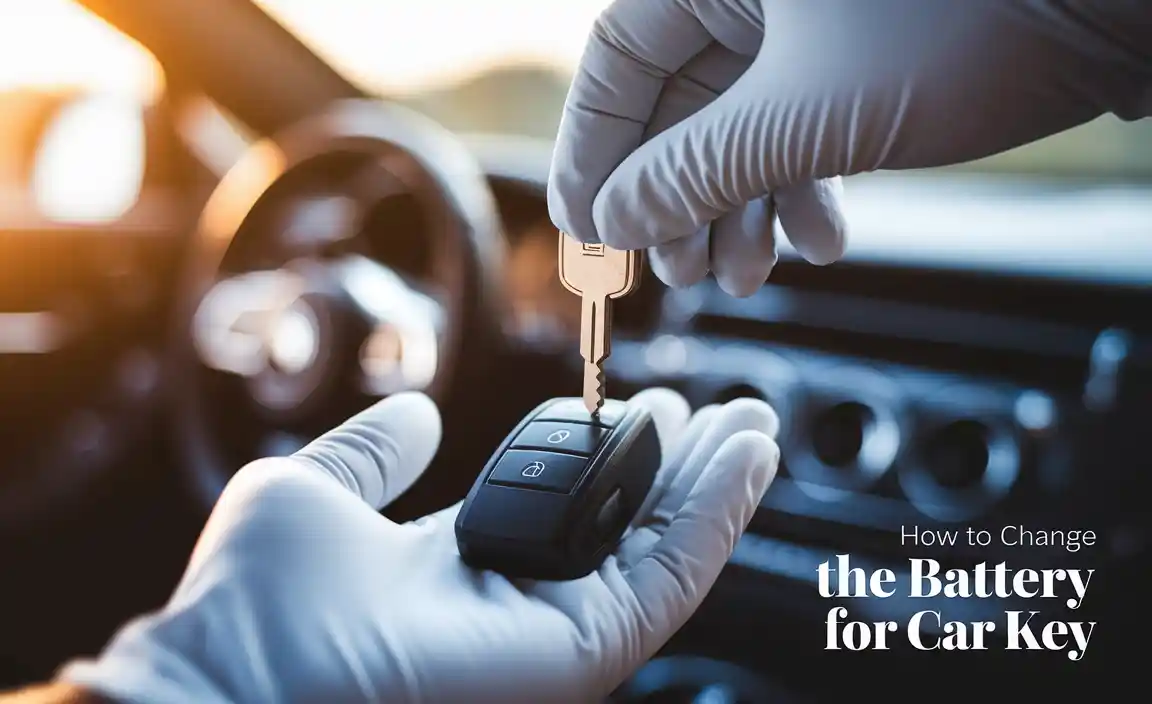 How To Change The Battery For Car Key