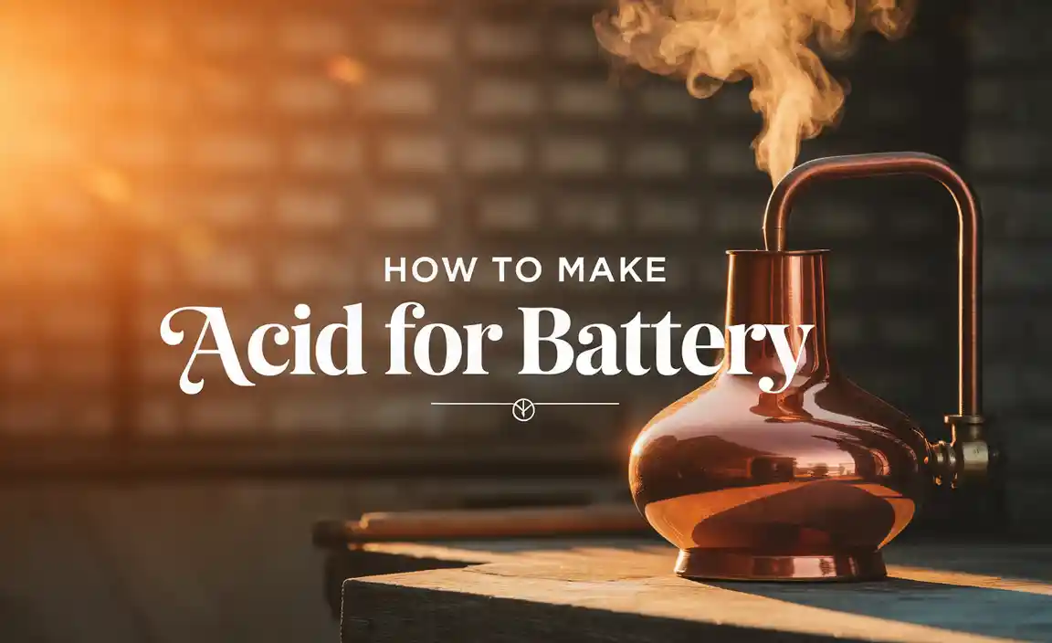 How To Make Acid For Battery