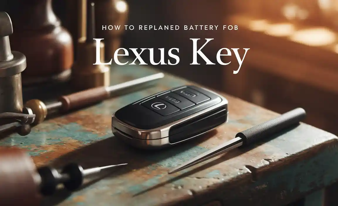 How To Replace Battery For Lexus Key