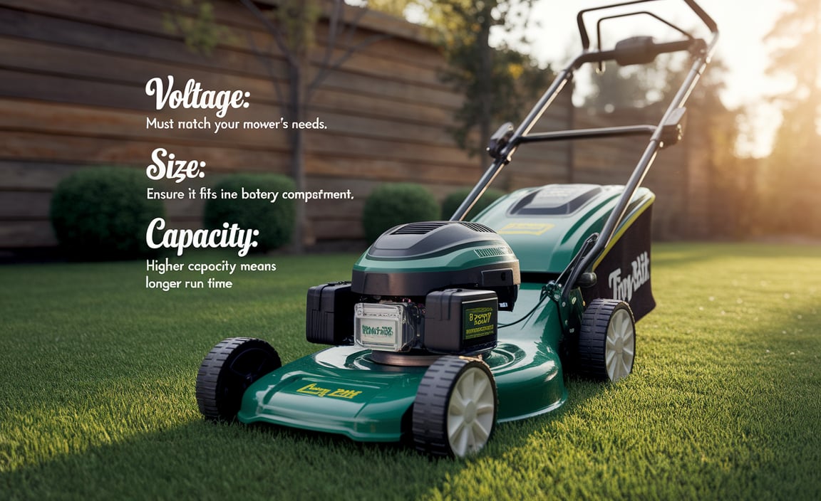 How to Choose the Right Battery for Your Troy Bilt Push Mower