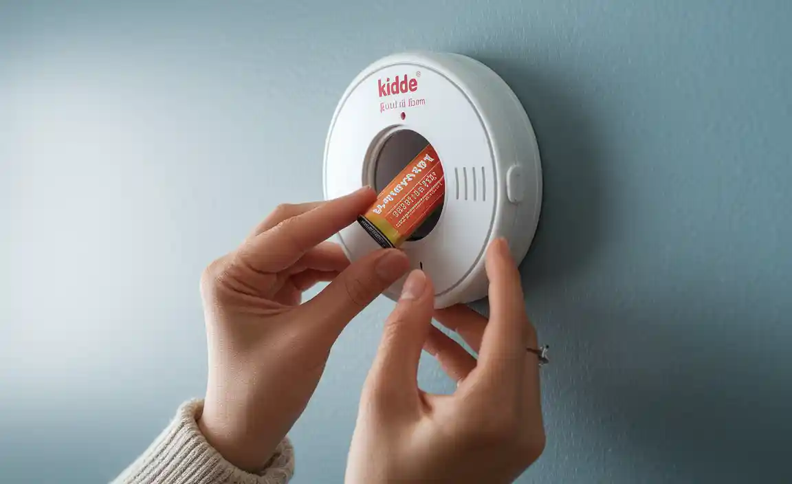 How to Install a Kidde 9 Volt Battery in Your Smoke Alarm