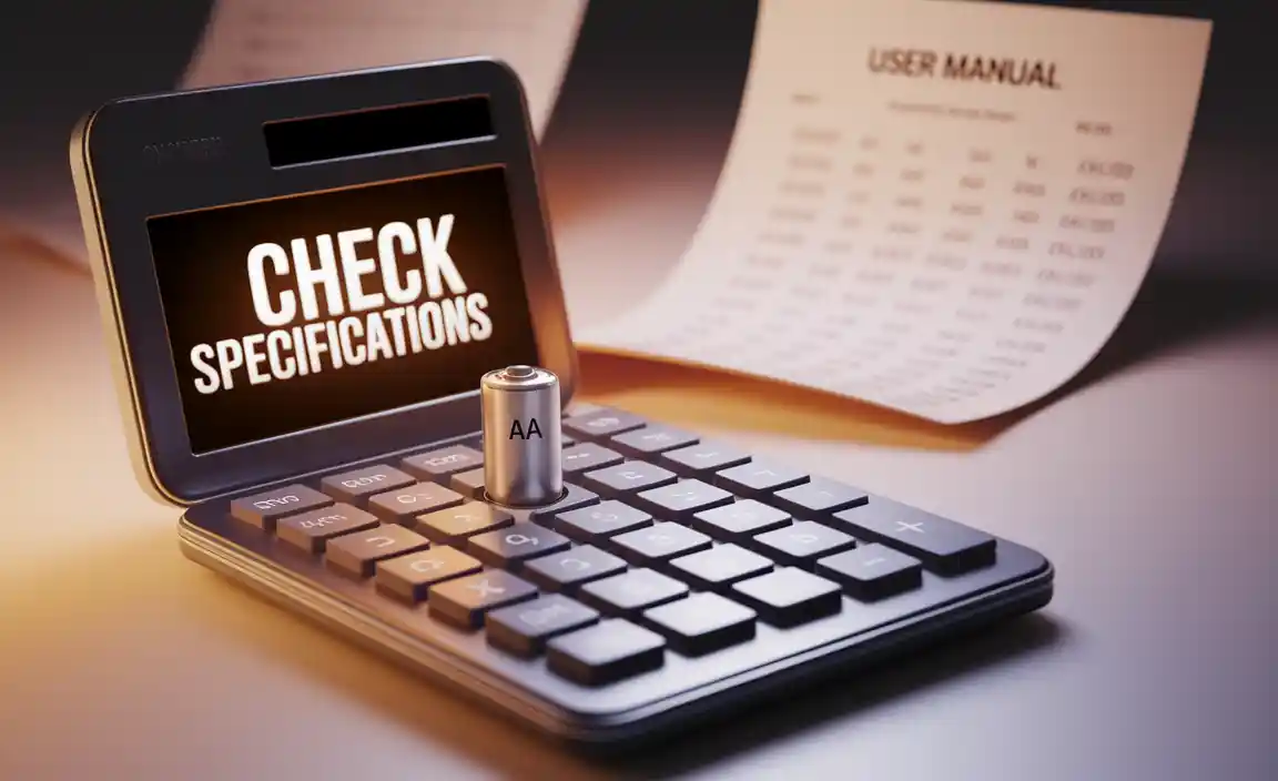 Identifying the Right Battery for Your Calculator