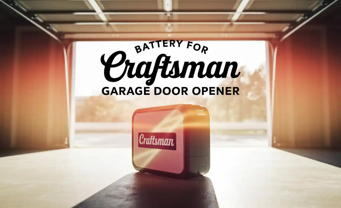 Identifying the Right Battery for Your Craftsman Model