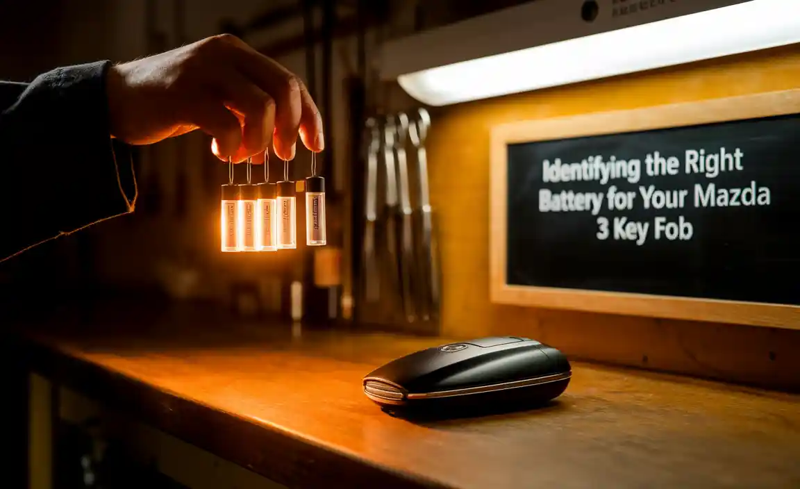 Identifying the Right Battery for Your Mazda 3 Key Fob
