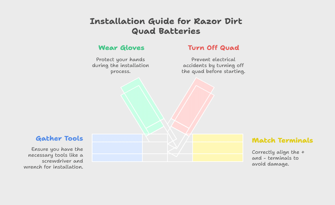 Installation Guide for Razor Dirt Quad Batteries