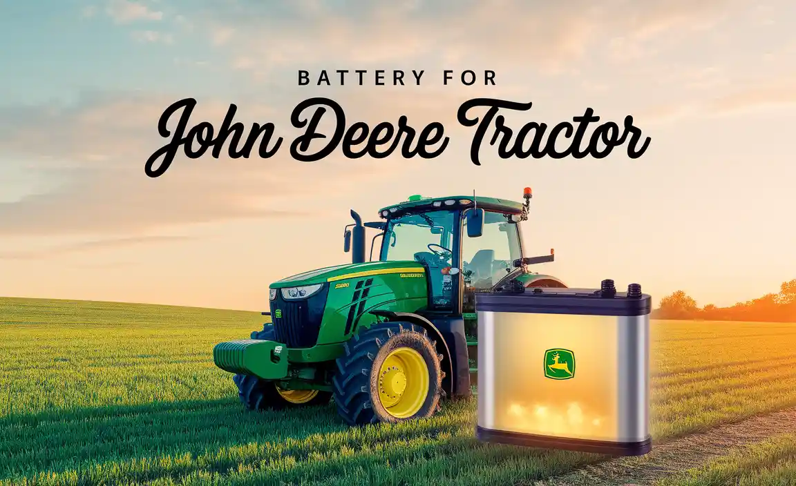 Installation Process for John Deere Tractor Batteries