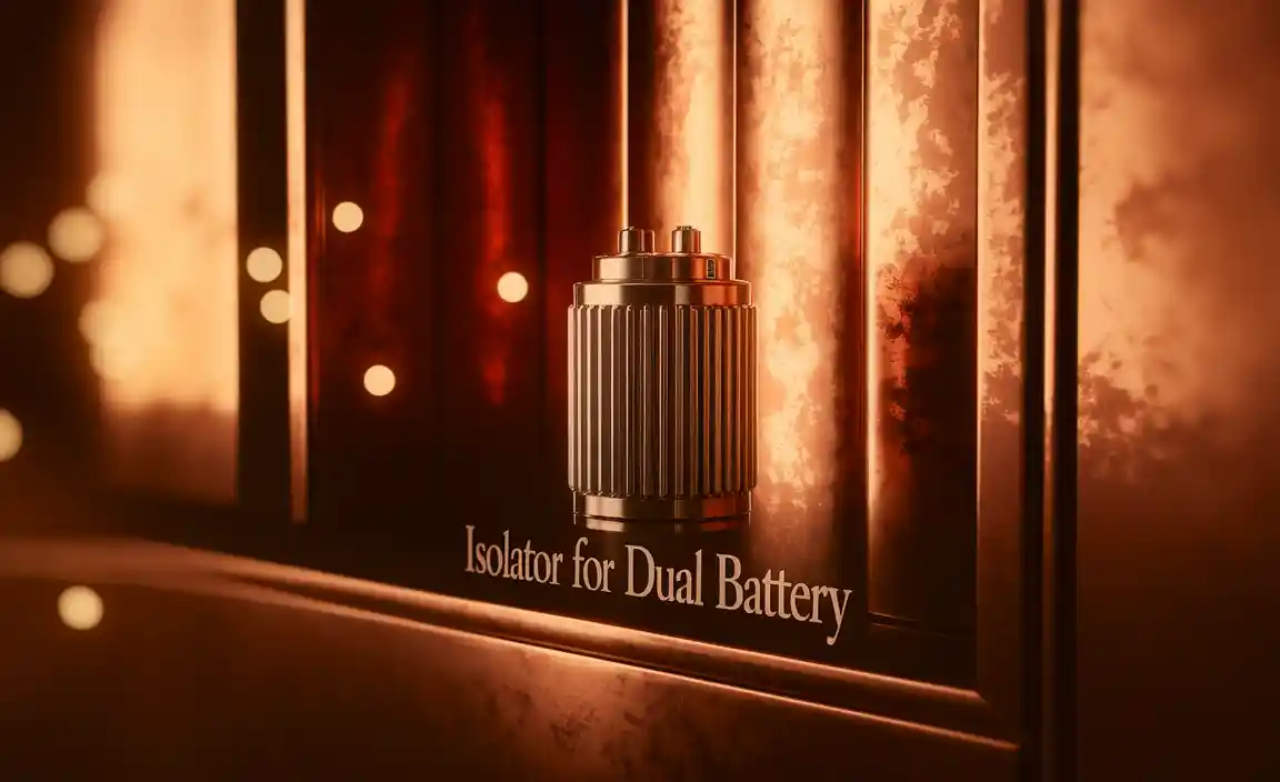 Isolator For Dual Battery