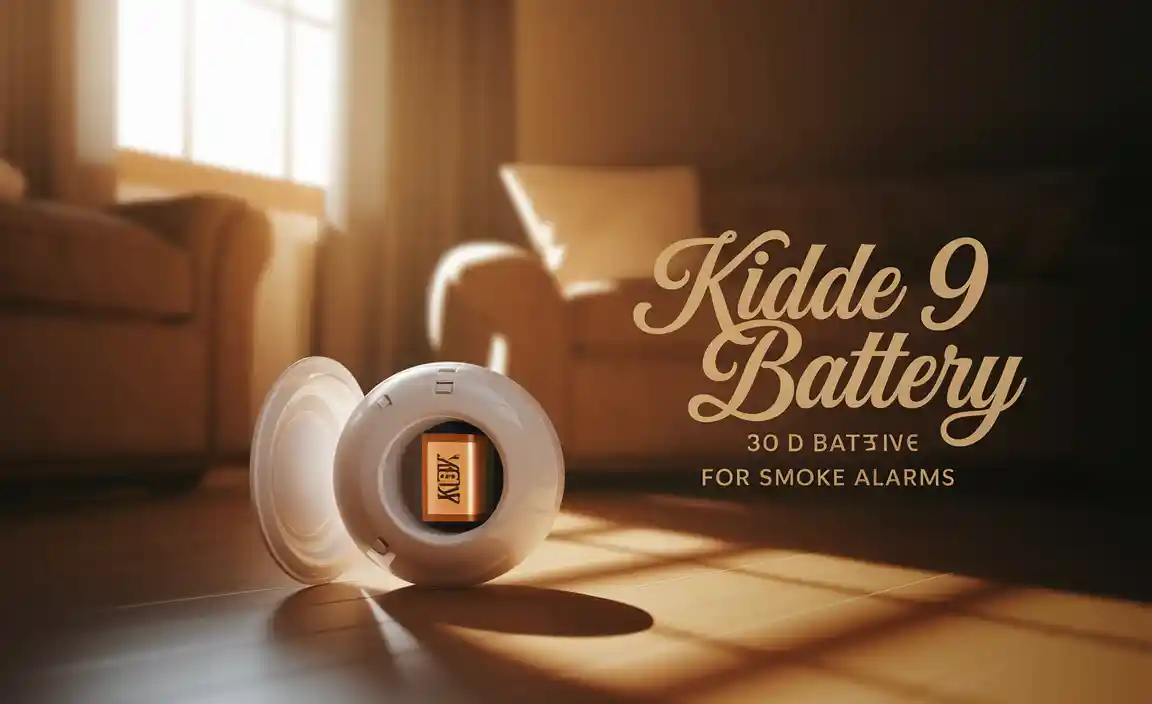 Kidde 9 Volt Battery For Smoke Alarms