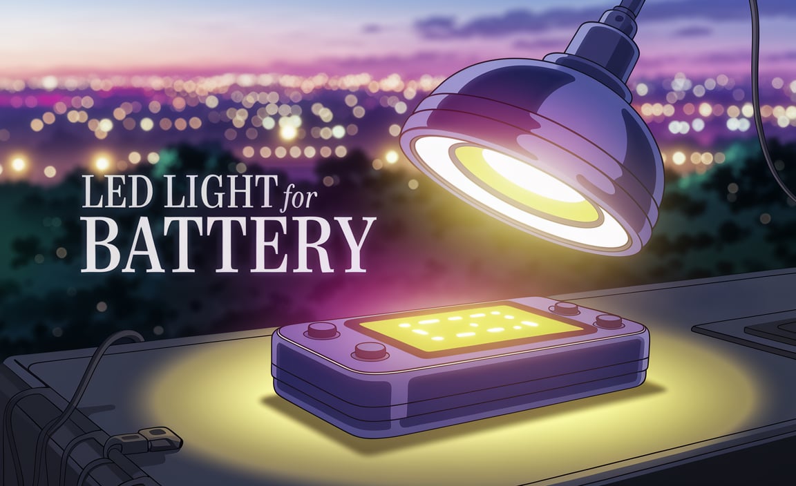 Led Light For Battery