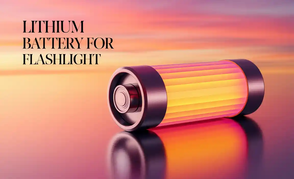 Lithium Battery For Flashlight