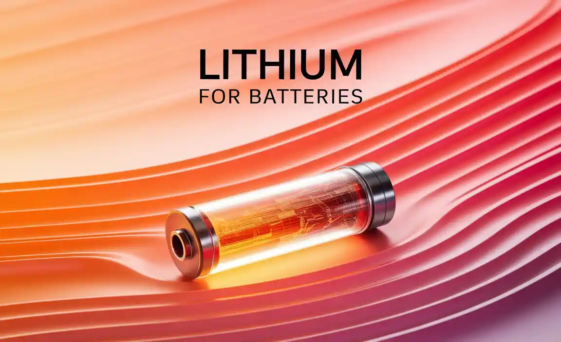 Lithium For Batteries