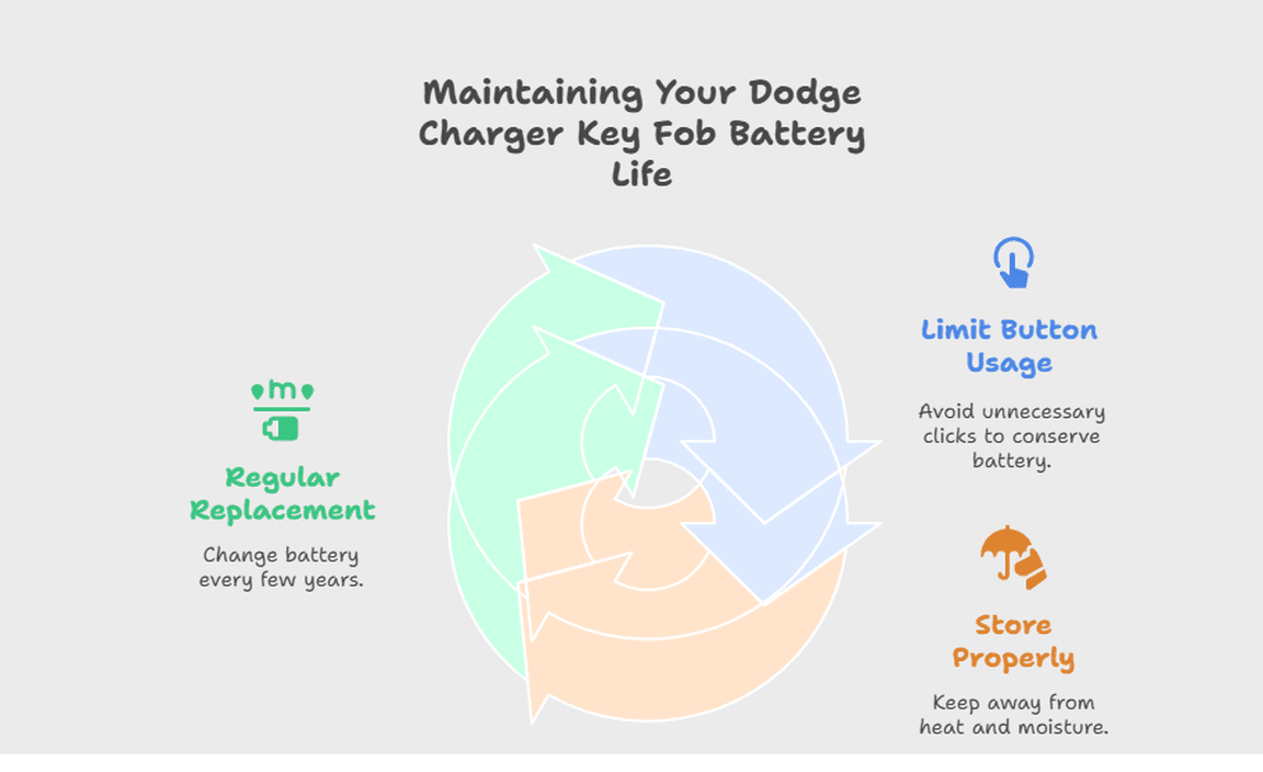 Maintaining Your Dodge Charger Key Fob Battery Life