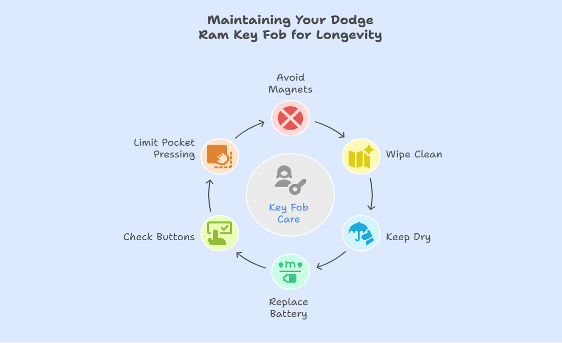 Maintaining Your Dodge Ram Key Fob for Longevity