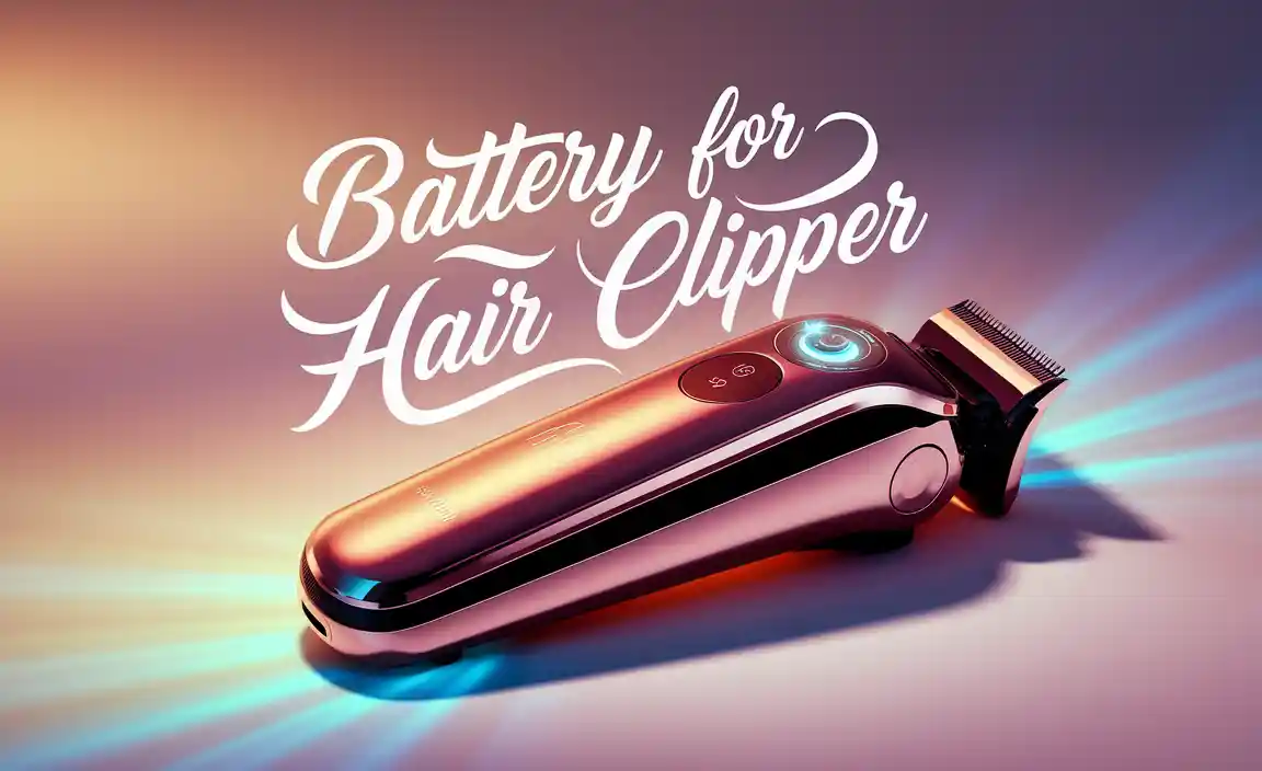 Maintenance Tips for Hair Clipper Batteries