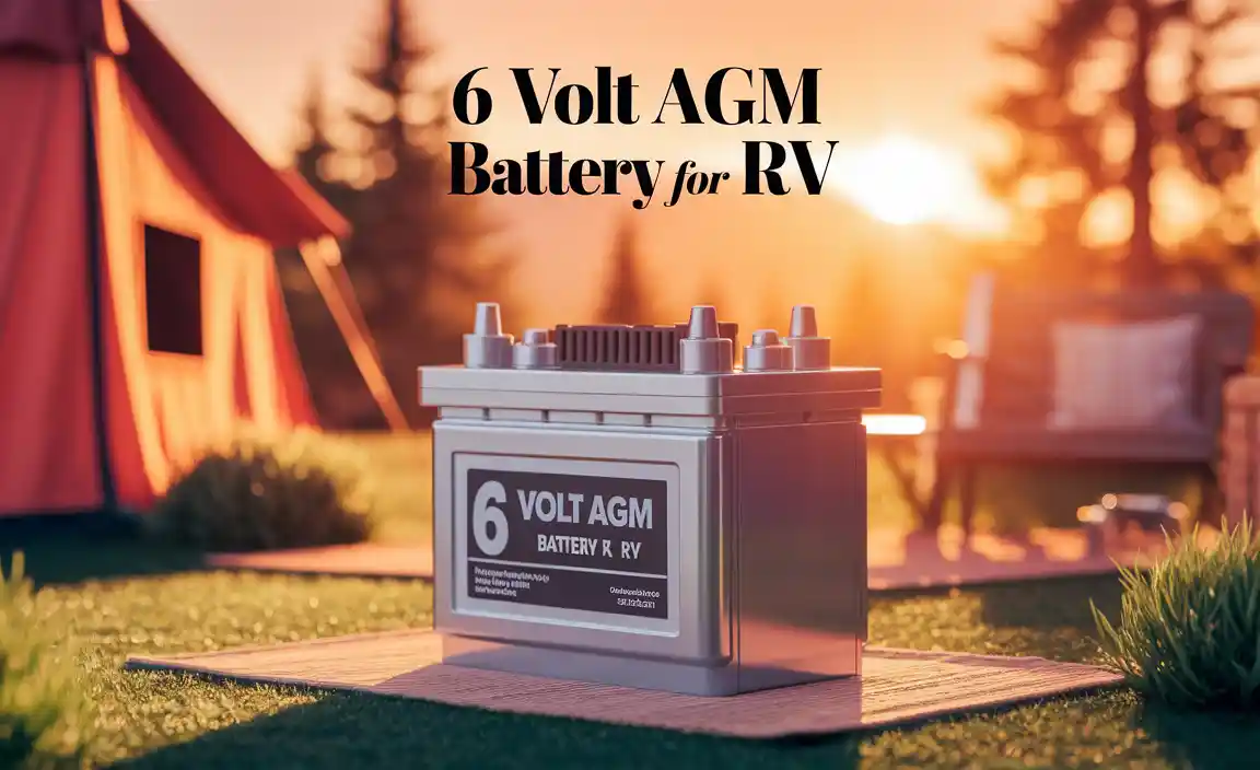 Maintenance of 6 Volt AGM Batteries