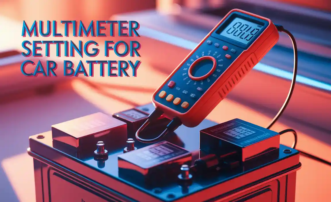 Multimeter Setting For Car Battery