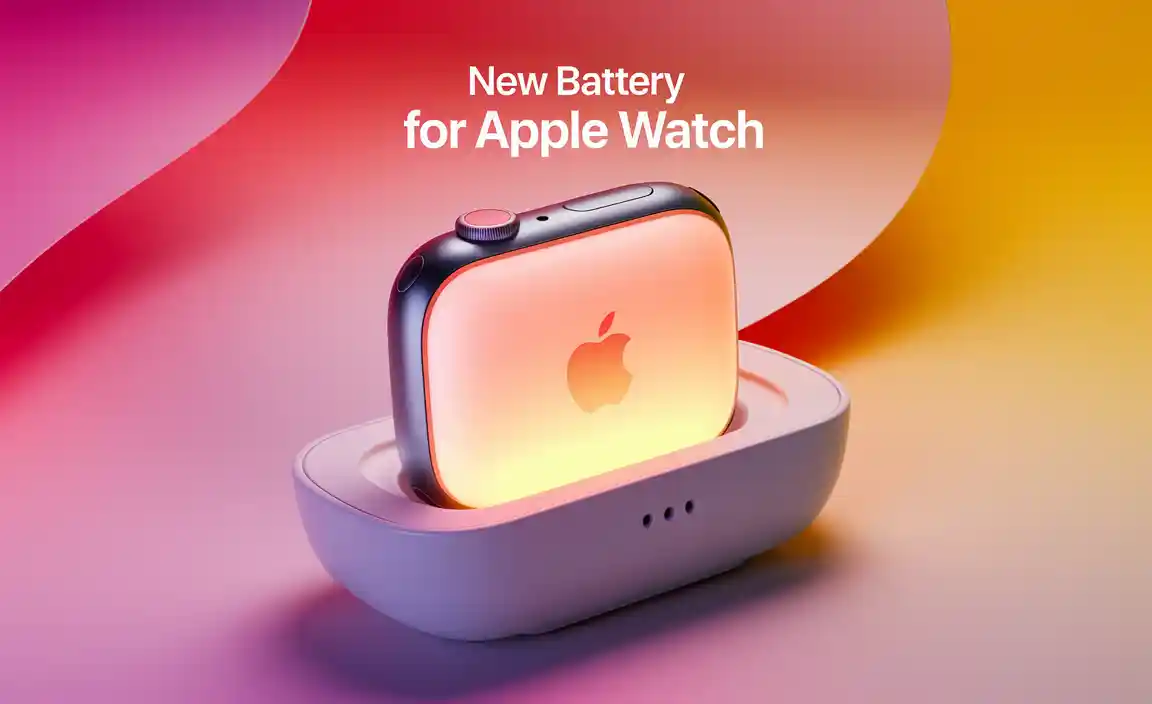 New Battery For Apple Watch
