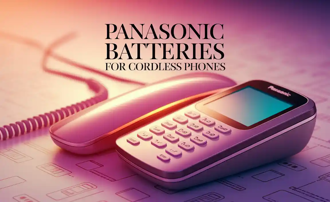 Panasonic Batteries For Cordless Phones