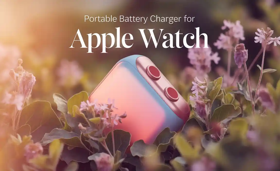 Portable Battery Charger For Apple Watch