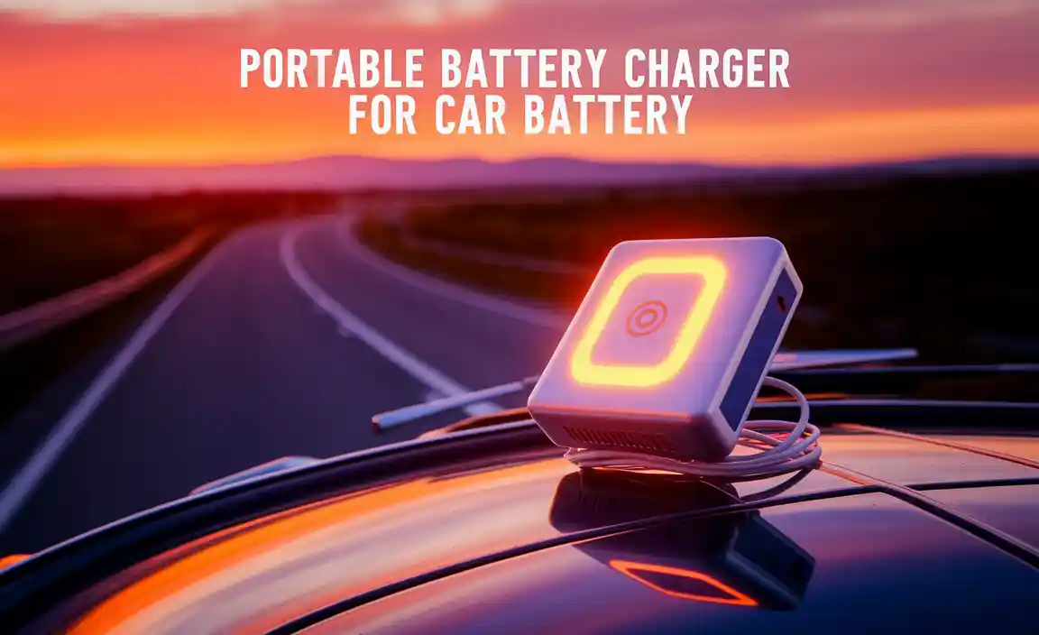 Portable Battery Charger For Car Battery