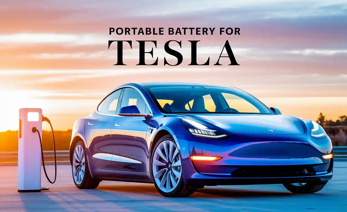 Portable Battery For Tesla