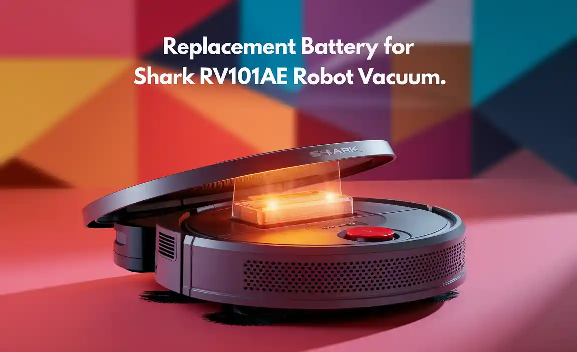 Replacement Battery For Shark Rv1001Ae Robot Vacuum