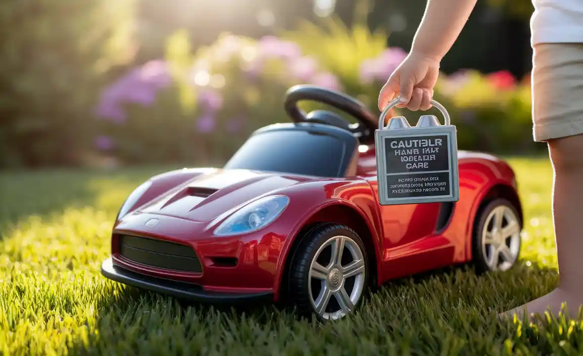Safety Precautions when Using Power Wheels Batteries
