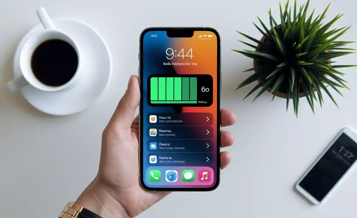 Setting Up Battery Widgets on iOS Devices