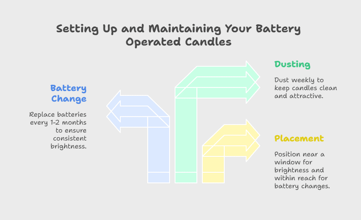 Setting Up and Maintaining Your Battery Operated Candles