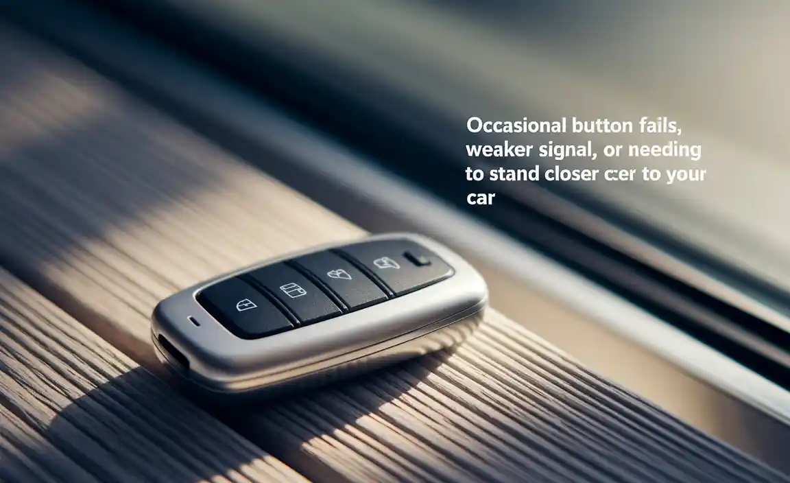 Signs That Your Key Fob Battery Needs Changing