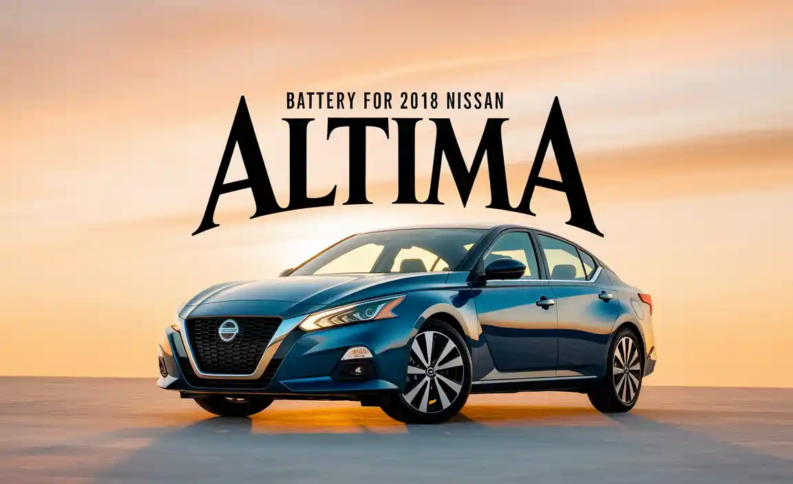 Signs Your 2018 Nissan Altima Battery Needs Replacing