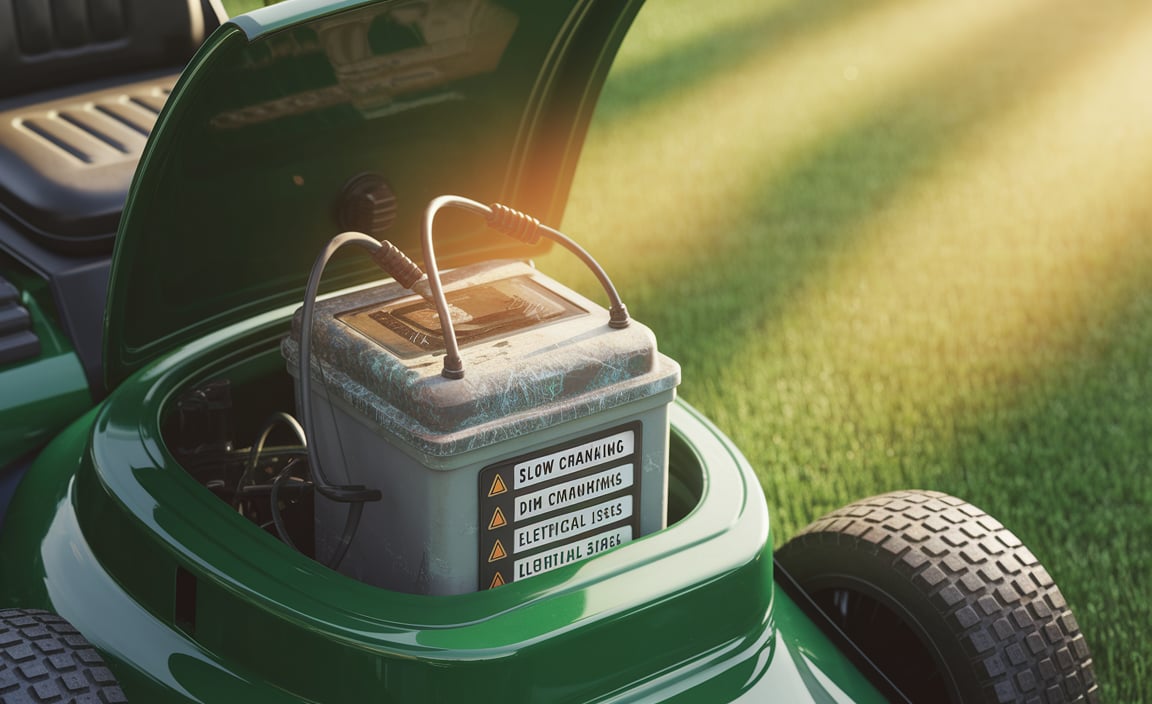 Signs Your Riding Mower Battery Needs Replacement