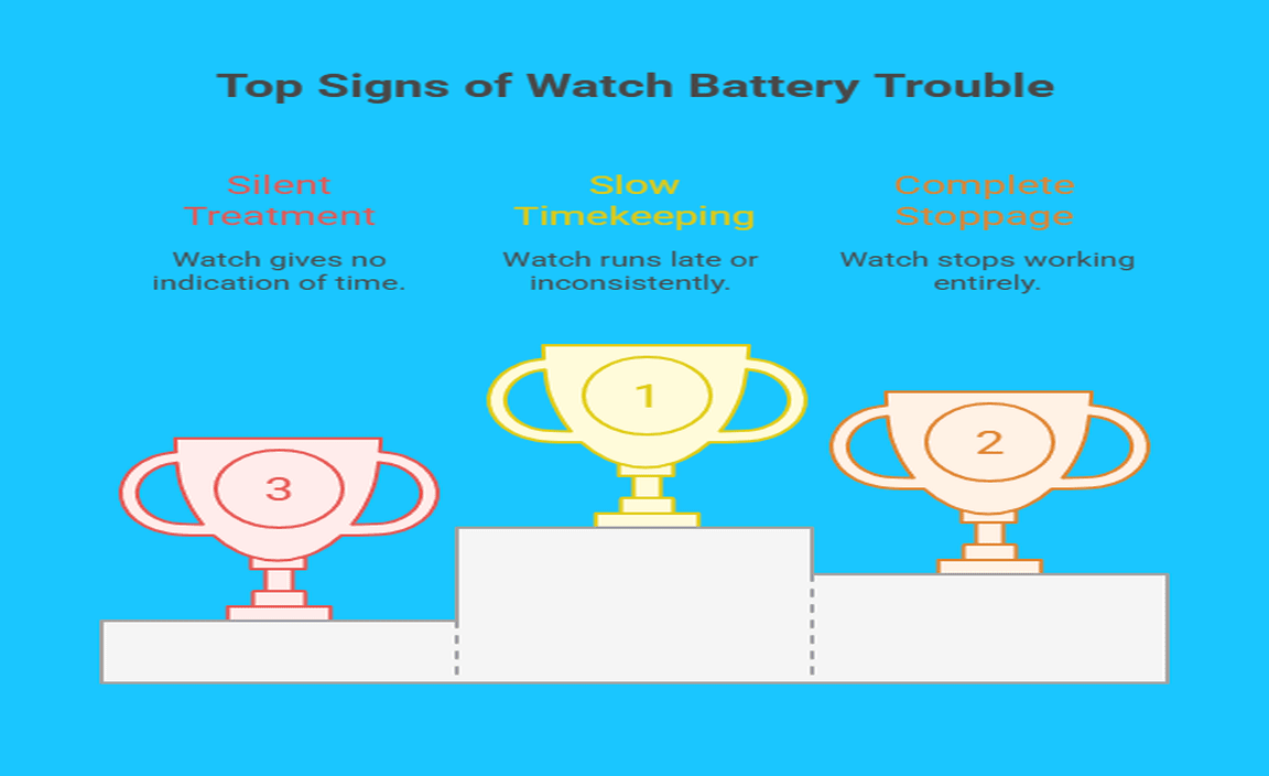 Signs Your Watch Needs a Battery Replacement
