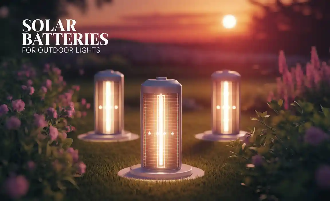 Solar Batteries For Outdoor Lights