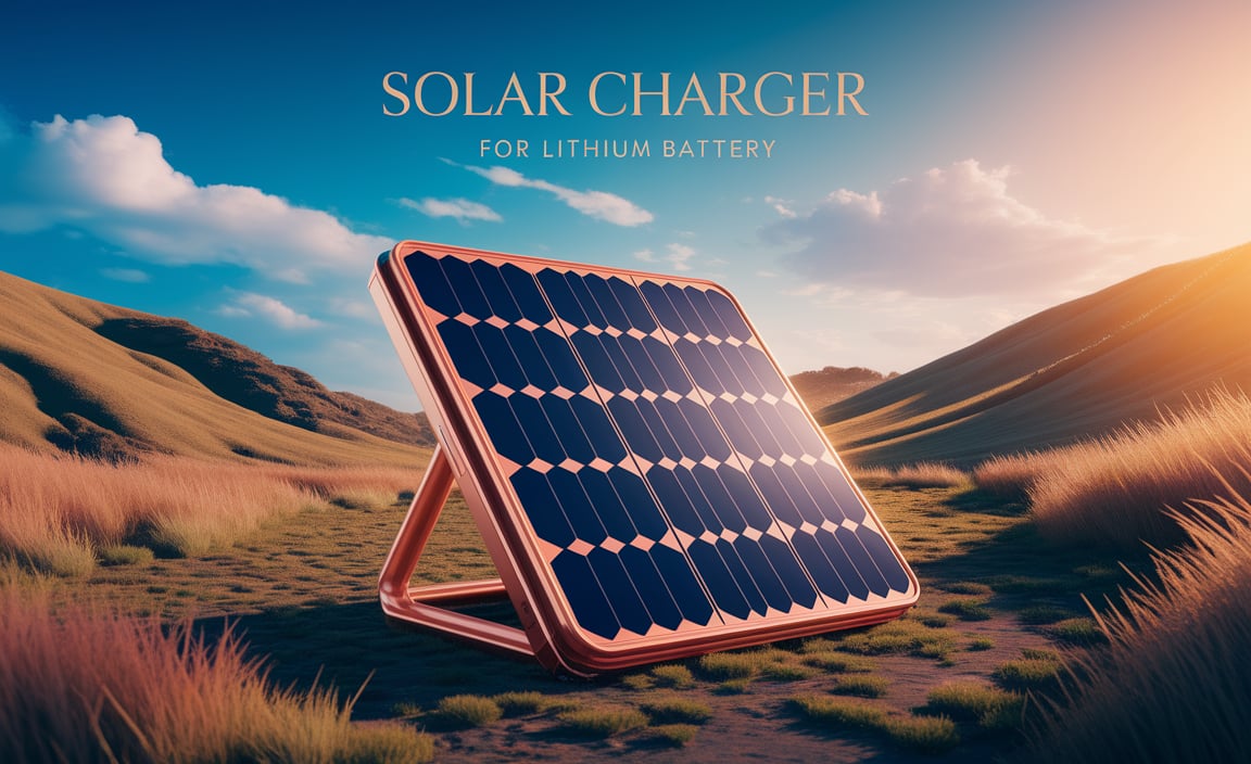 Solar Charger For Lithium Battery