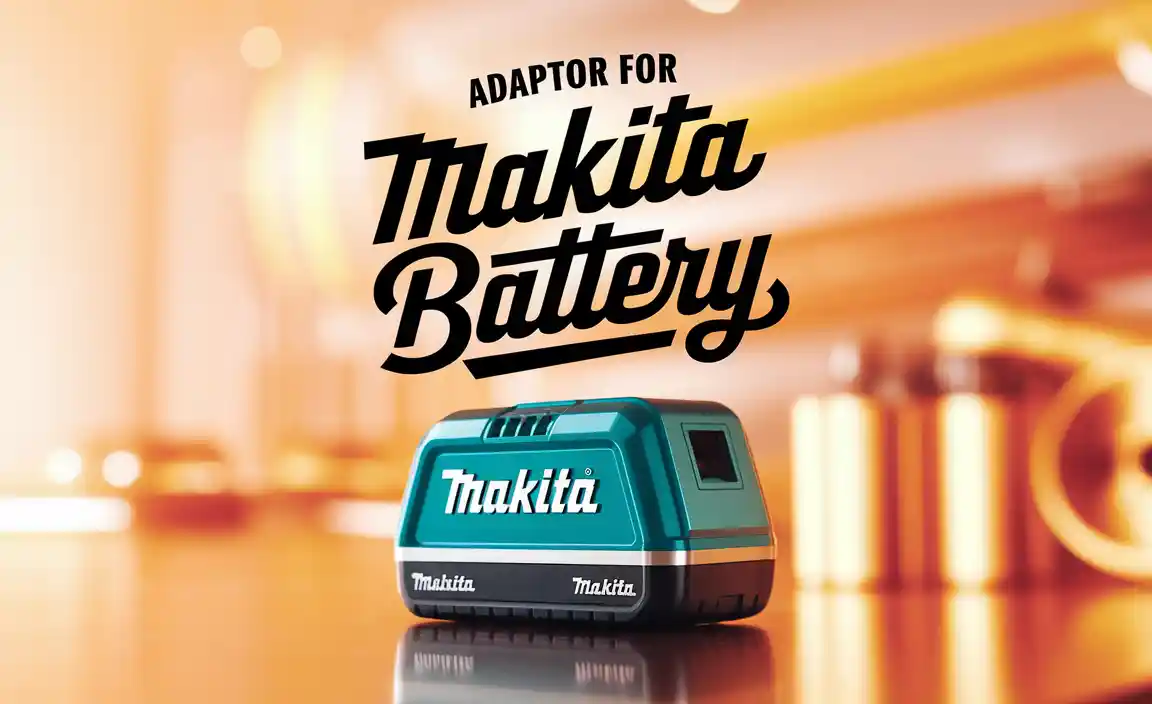 Step-by-Step Guide to Installing a Makita Battery Adaptor