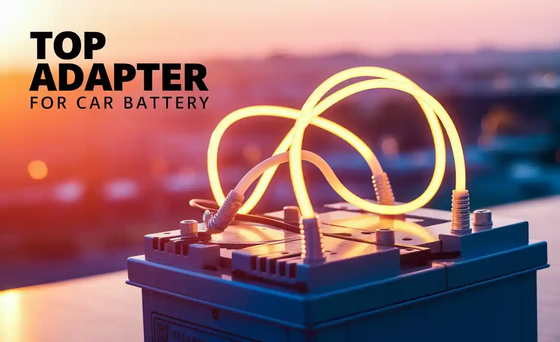 Top Adapter For Car Battery