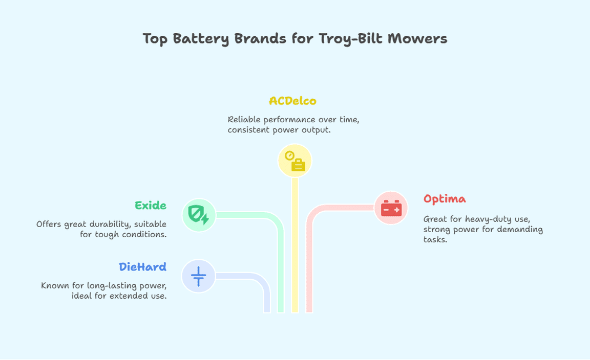Top Battery Brands for Troy-Bilt Mowers