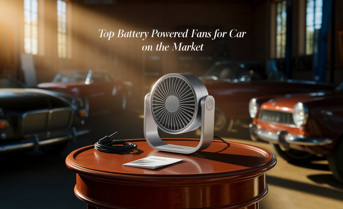 Top Battery Powered Fans for Car on the Market